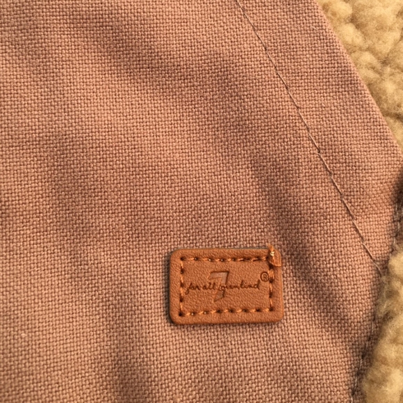 7 For All Mankind Teddy Bear Brown Fuzzy Hooded Jumpsuit Size 6-9 Months NWT - Picture 5 of 12